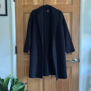 Zara Black Trench Coat | M NWOT